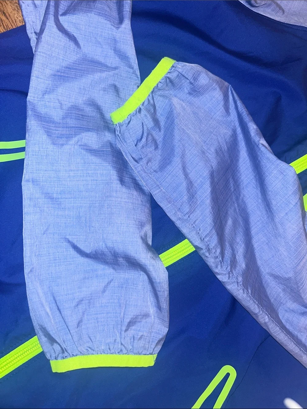 Under Armour Navy Windbreaker with Lime Trim